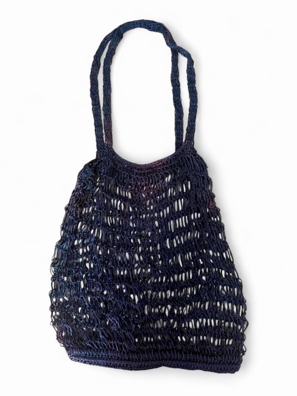 Vintage delicate crochet net bag from the 40’s